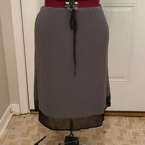Simply Vera Vera Wang Gray Skirt